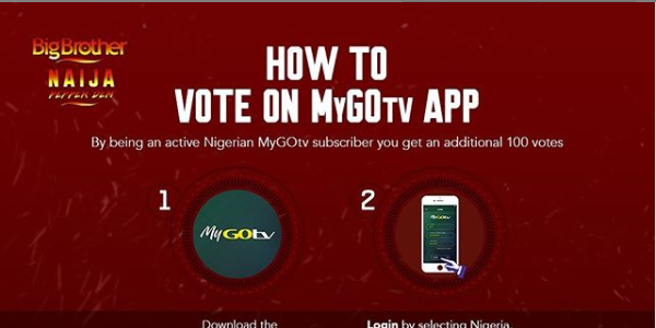 Big Brother Naija (BBNaija) Vote on MyDSTV & GOTV App Season 5 2020
