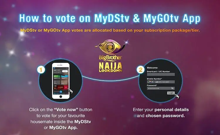 GOtv App Vote in Big Brother Naija 2021