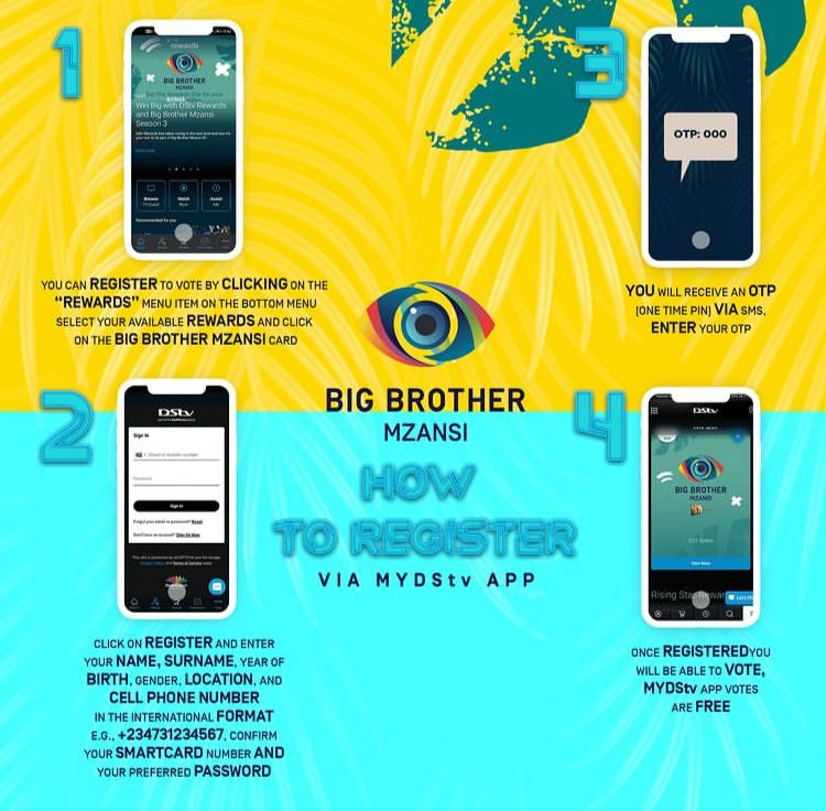 DStv App Vote in Big Brother Mzansi 2023