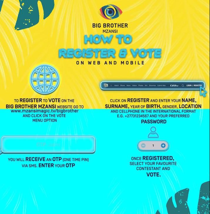 How to Vote on Big Brother Mzansi 2022 in Mauritius