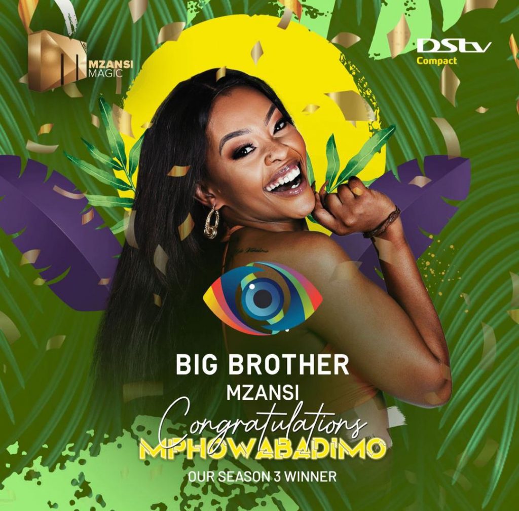 Winner of Big Brother Mzansi (BBMzansi) 2022 Show