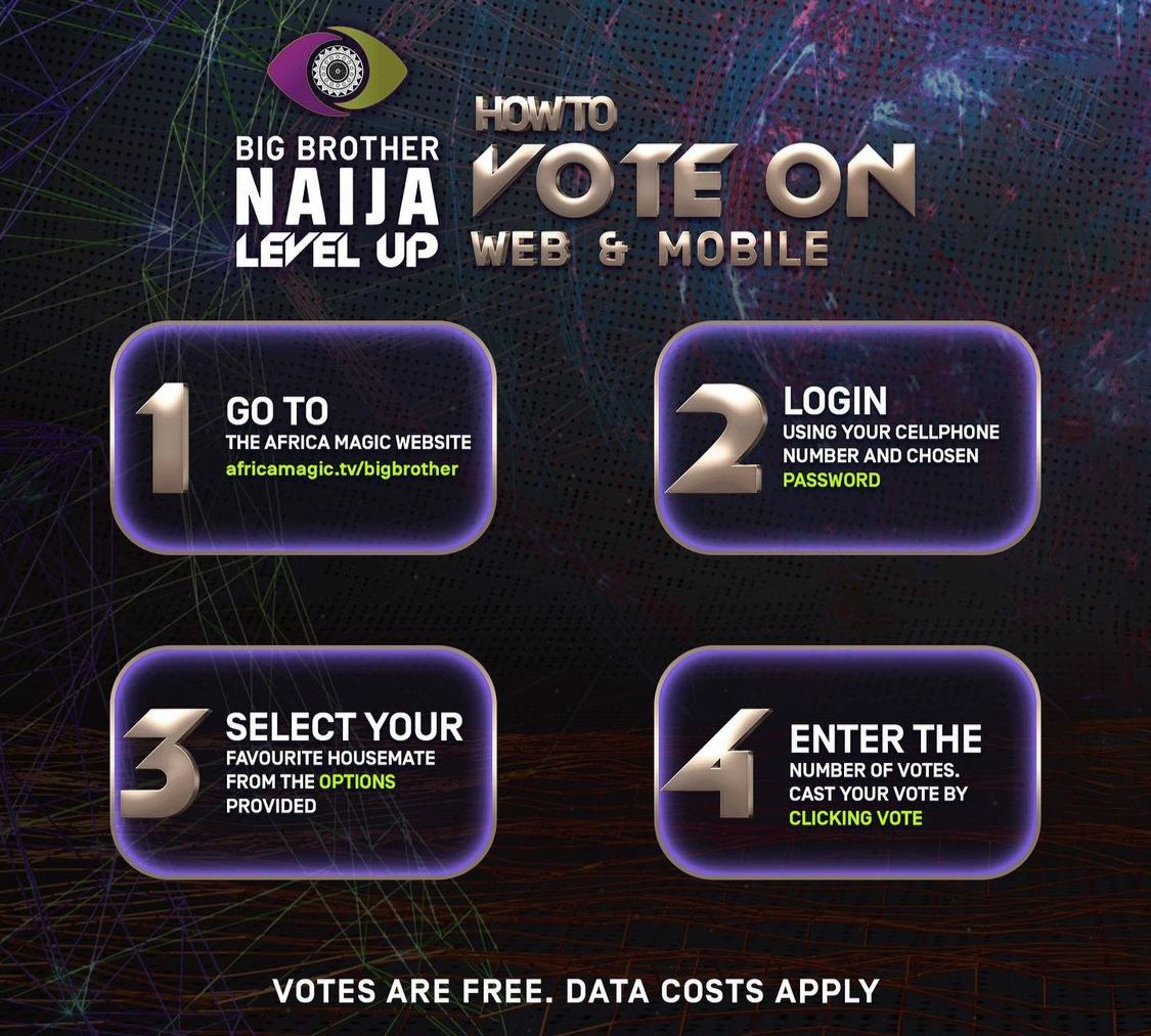 Free Vote for BBNaija 2022 Housemates on the Web (Web Vote)