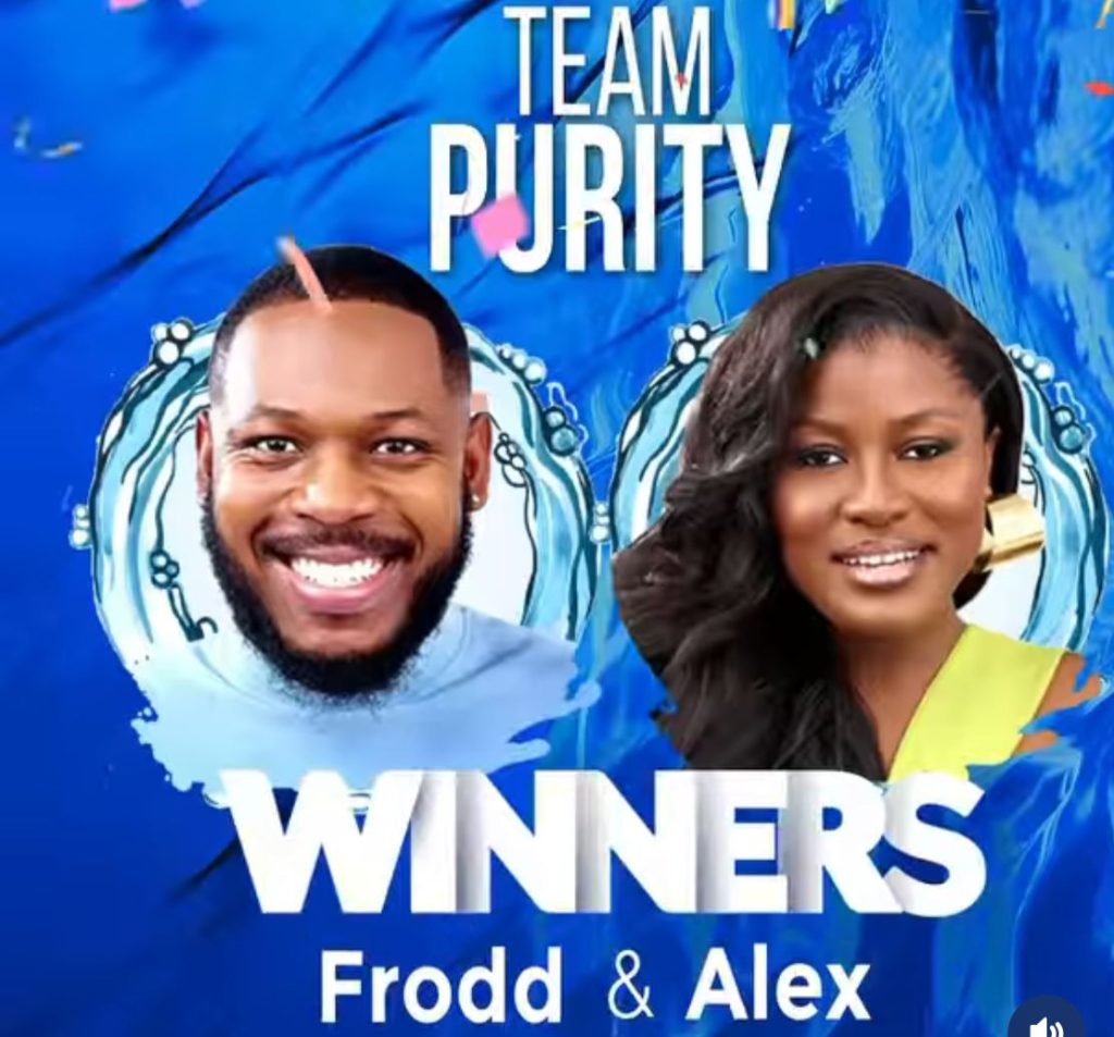 BBNaija All Arena Aquafina Winner 2